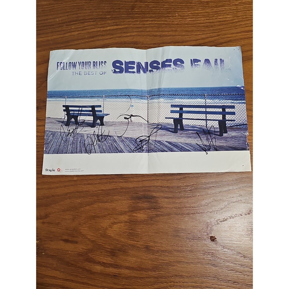 Senses Fail Signed Follow Your Bliss The Best Of Promotional Poster‎ Buddy
